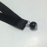 Immitation pearl Velvet Band Gothic Choker Necklace