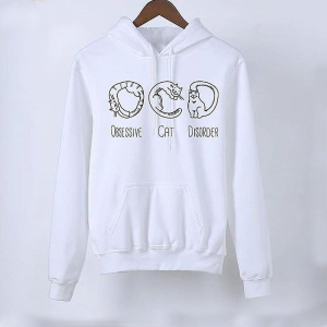 Hoodies Bundle (Not your Type and Paint Stroke Heart and OCD – Obsessive Cat Disorder)