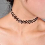 Retro Stretchable Gothic Choker Necklace
