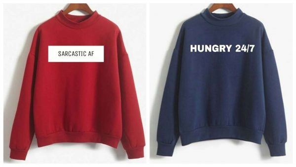 Sweatshirts Bundle (SARCASTIC AF and Hungry 24-7 )