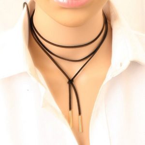 Velvet And Metal Lace Gothic Choker Necklaces