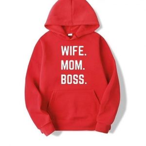 Wife. Mom. Boss Hoodies