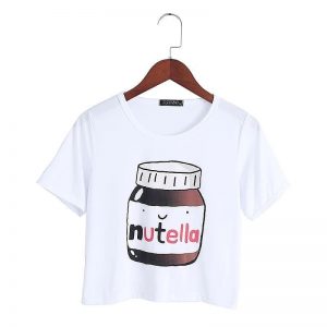 Nutella Cropped T-Shirts - Image 1