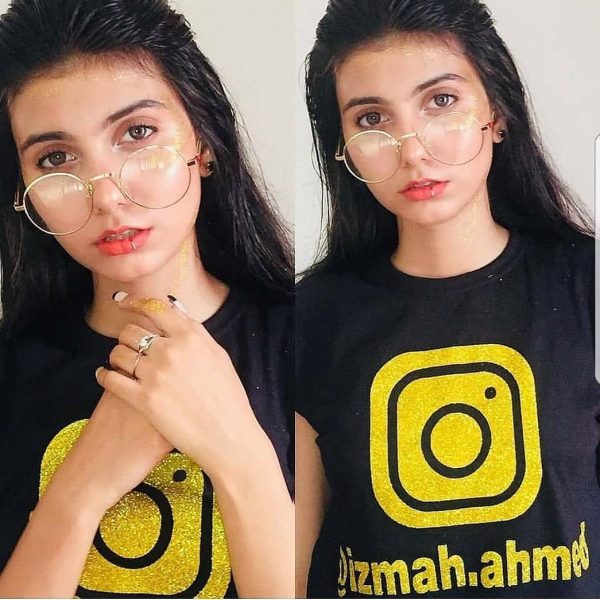 Instagram Logo And Username Print T-Shirts
