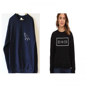 Sweatshirts Bundle (Dinosoaur Pocket Print and Des-Pa-Cito)