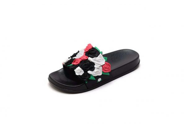 3D Roses (Flowers) Slippers (Slides) for Girls