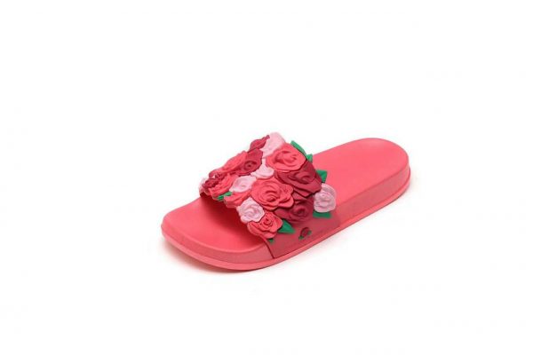 3D Roses (Flowers) Slippers (Slides) for Girls