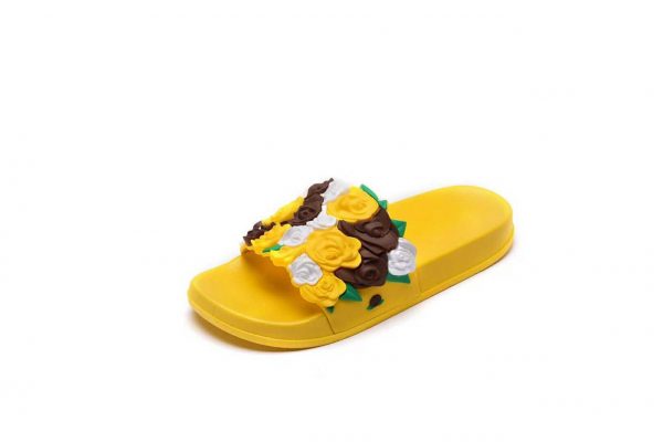 3D Roses (Flowers) Slippers (Slides) for Girls