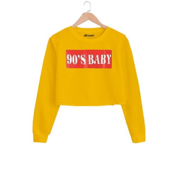 90s Baby Cropped Sweatshirts