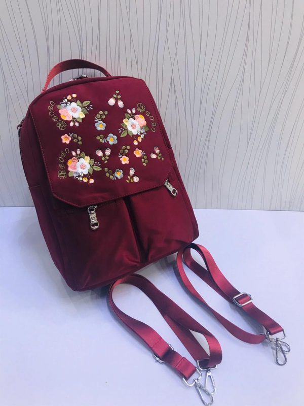 AAA Quality Embroidery Washable Backpack