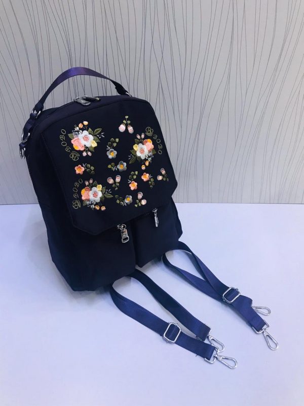 AAA Quality Embroidery Washable Backpack