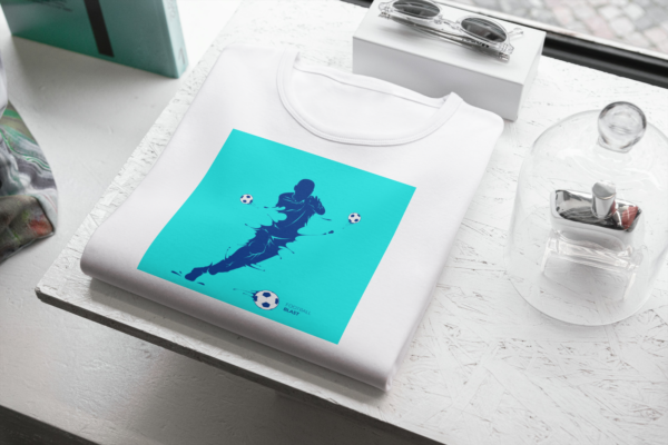 Amazing Football (Soccer) Player Silhouette T-Shirts