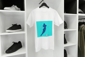 Amazing Football (Soccer) Player Silhouette T-Shirts