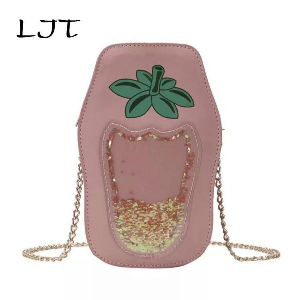 Cute Strawberry Crossbody Bag Sequins Cute Strawberry Crossbody Bag Sequins