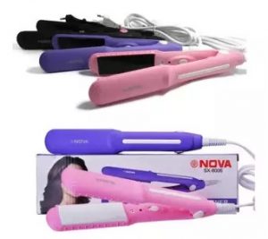 Nova Electronic Hair Straightener SX-8006 (Multicolour)