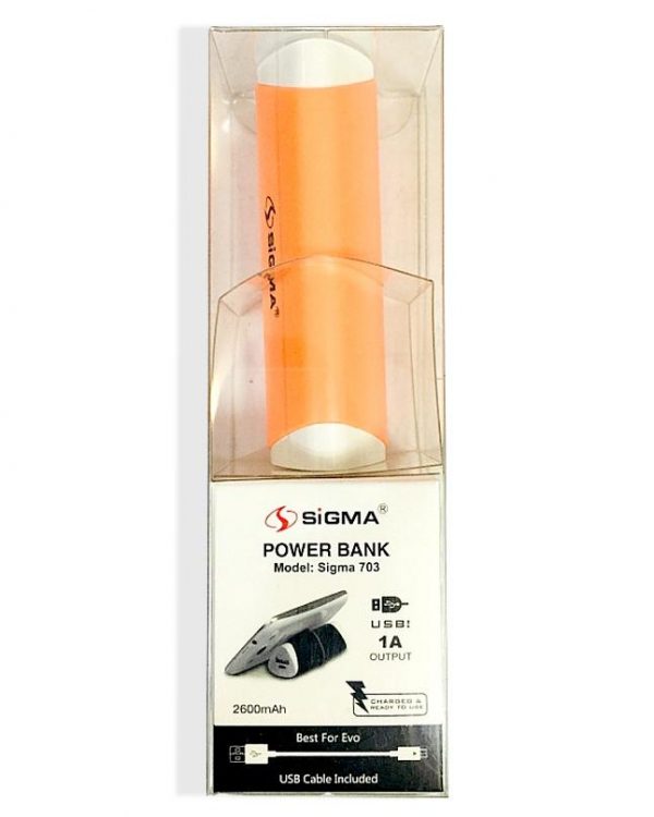 Power Bank, Sigma, Sigma Power Bank, Sigma Power Bank 2600 mah, Sigma Power Bank Online, Sigma Power Bank Online In Pakistan, Sigma Power Bank Online In Pakistan at lowest Rate