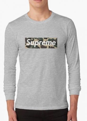 Supreme Camo Gray T-Shirts