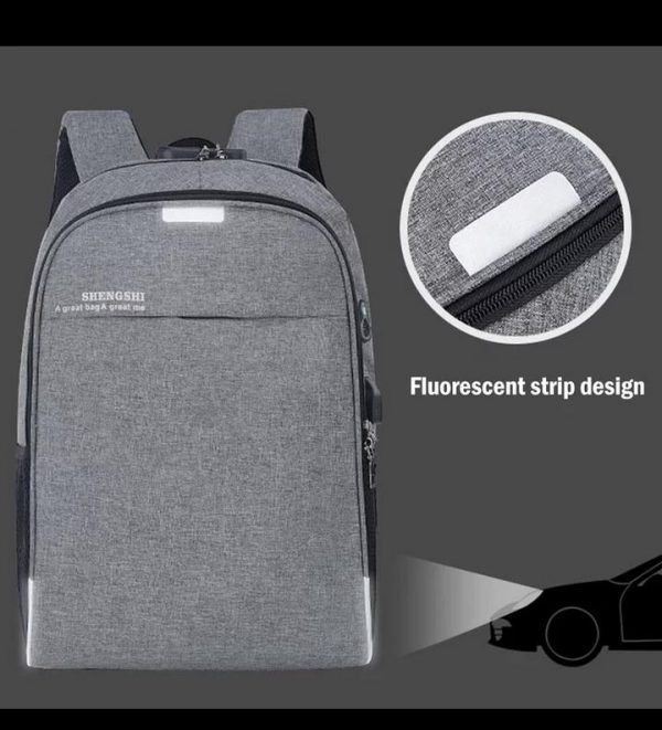 Unisex Anti-Theft Backpack With USB Charging And Password Lock