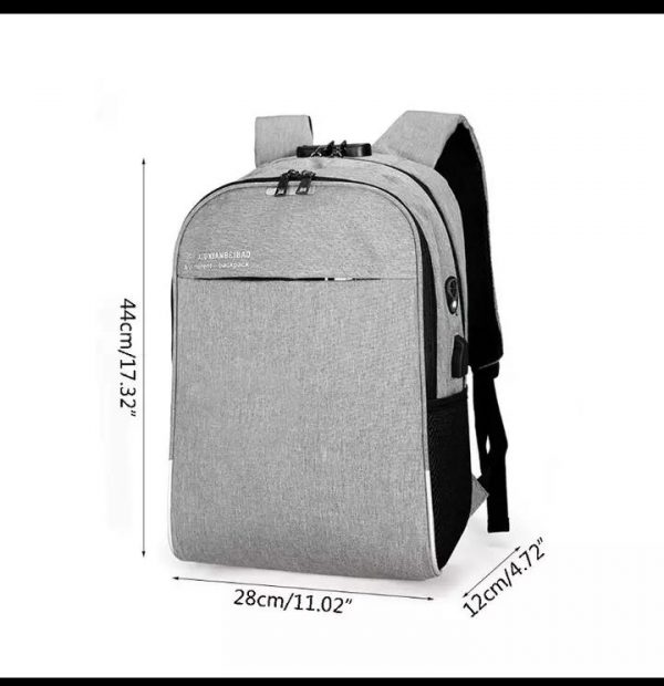 Unisex Anti-Theft Backpack With USB Charging And Password Lock