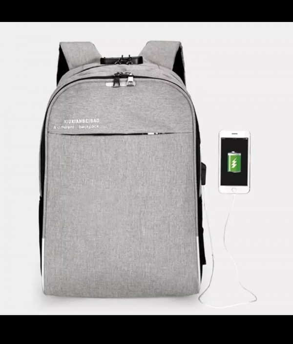Unisex Anti-Theft Backpack With USB Charging And Password Lock