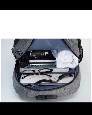 Unisex Anti-Theft Backpack With USB Charging And Password Lock