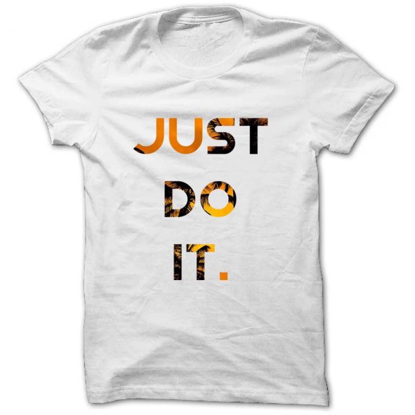 Just Do It Gold Print T-shirts Just Do It Gold Print T-shirts