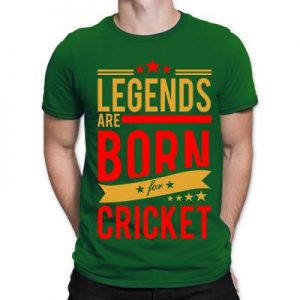 Legends Are Born For Cricket T-shirts