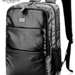 Oil Wax Men’s Casual Backpack with USB Port – Waterproof