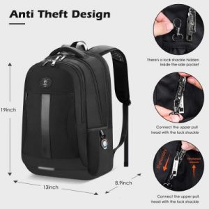 Sosoon Business Bag with USB Charging Port & Aux Cable