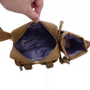 Tactical Waist Pack Pouch with Water Bottle Pocket Holder Waterproof - Image 4