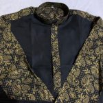 Collar & Sleeves Printed Kurta with Shalwar