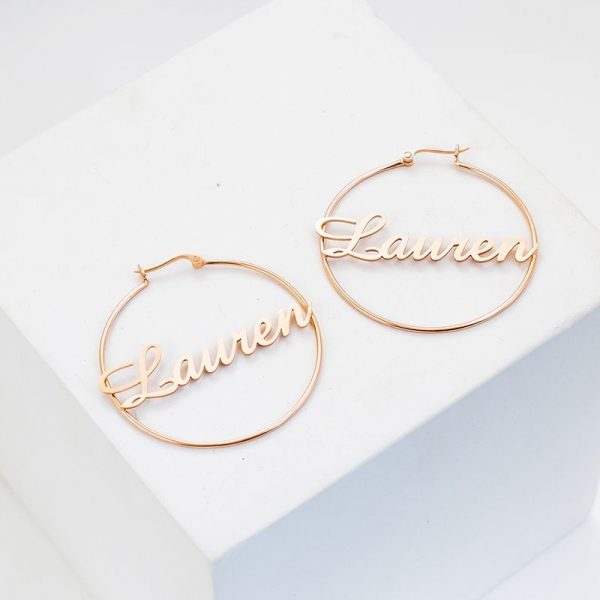 Customized Name Earrings