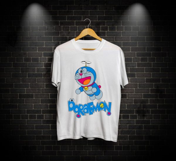 Doraemon, Doraemon Print T-shirt, Flying Doraemon, Flying Doraemon PRINT, PRINT TEE, T-SHIRTS, T-SHIRTS FOR MEN, T-SHIRTS FOR WOMEN, TEES , Online T-SHIRTS, Online T-SHIRTS in pakistan, Online T-SHIRTS in pakistan At the lowest Rate
