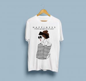 Happiness, Happiness PRINT, PRINT TEE, T-SHIRTS, T-SHIRTS FOR MEN, T-SHIRTS FOR WOMEN, TEES , Online T-SHIRTS, Online T-SHIRTS in pakistan, Online T-SHIRTS in pakistan At the lowest Rate