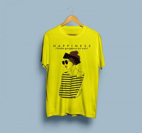 Happiness, Happiness PRINT, PRINT TEE, T-SHIRTS, T-SHIRTS FOR MEN, T-SHIRTS FOR WOMEN, TEES , Online T-SHIRTS, Online T-SHIRTS in pakistan, Online T-SHIRTS in pakistan At the lowest Rate