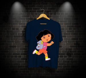 Dora The Explorer, Dora The Explorer Print T-shirt, Running Dora, Running Dora PRINT, PRINT TEE, T-SHIRTS, T-SHIRTS FOR MEN, T-SHIRTS FOR WOMEN, TEES , Online T-SHIRTS, Online T-SHIRTS in pakistan, Online T-SHIRTS in pakistan At the lowest Rate