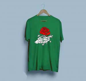 Skeleton Rose, Skeleton Rose PRINT, PRINT TEE, T-SHIRTS, T-SHIRTS FOR MEN, T-SHIRTS FOR WOMEN, TEES , Online T-SHIRTS, Online T-SHIRTS in pakistan, Online T-SHIRTS in pakistan At the lowest Rate