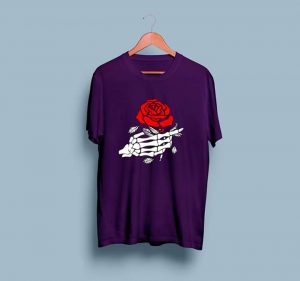 Skeleton Rose, Skeleton Rose PRINT, PRINT TEE, T-SHIRTS, T-SHIRTS FOR MEN, T-SHIRTS FOR WOMEN, TEES , Online T-SHIRTS, Online T-SHIRTS in pakistan, Online T-SHIRTS in pakistan At the lowest Rate