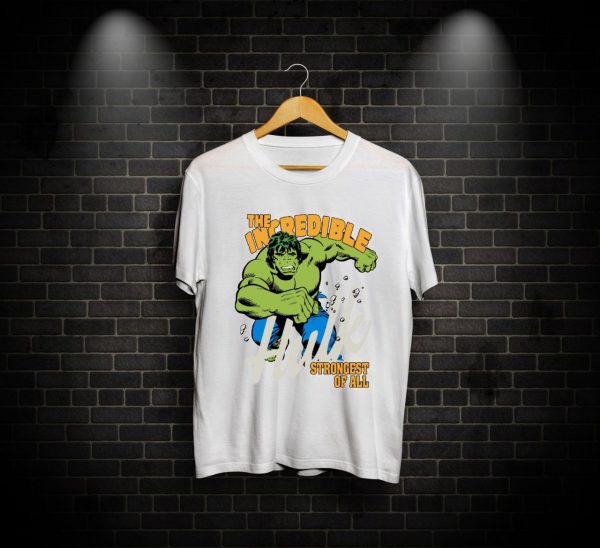 The Incredible Hulk, The Incredible Hulk Print T-shirt , PRINT TEE, T-SHIRTS, T-SHIRTS FOR MEN, T-SHIRTS FOR WOMEN, TEES , Online T-SHIRTS, Online T-SHIRTS in pakistan, Online T-SHIRTS in pakistan At the lowest Rate