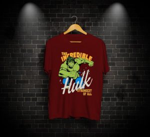 The Incredible Hulk, The Incredible Hulk Print T-shirt , PRINT TEE, T-SHIRTS, T-SHIRTS FOR MEN, T-SHIRTS FOR WOMEN, TEES , Online T-SHIRTS, Online T-SHIRTS in pakistan, Online T-SHIRTS in pakistan At the lowest Rate