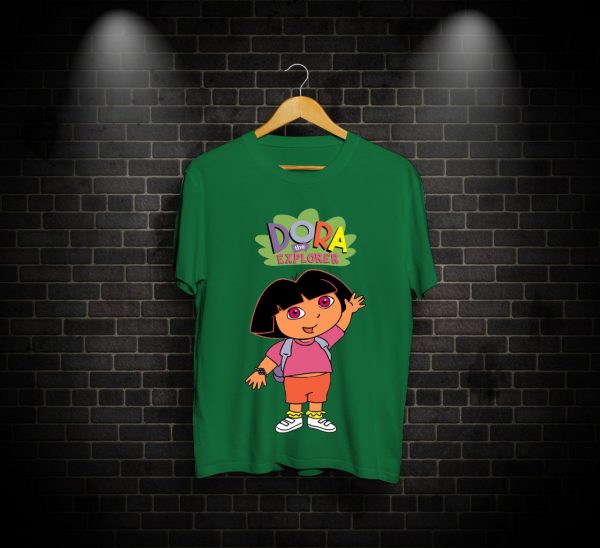 Waving Dora, Waving Dora PRINT, PRINT TEE, T-SHIRTS, T-SHIRTS FOR MEN, T-SHIRTS FOR WOMEN, TEES , Online T-SHIRTS, Online T-SHIRTS in pakistan, Online T-SHIRTS in pakistan At the lowest Rate