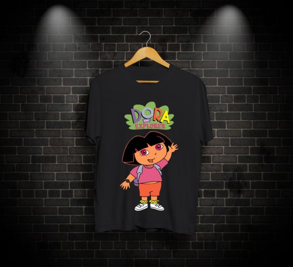 Waving Dora, Waving Dora PRINT, PRINT TEE, T-SHIRTS, T-SHIRTS FOR MEN, T-SHIRTS FOR WOMEN, TEES , Online T-SHIRTS, Online T-SHIRTS in pakistan, Online T-SHIRTS in pakistan At the lowest Rate