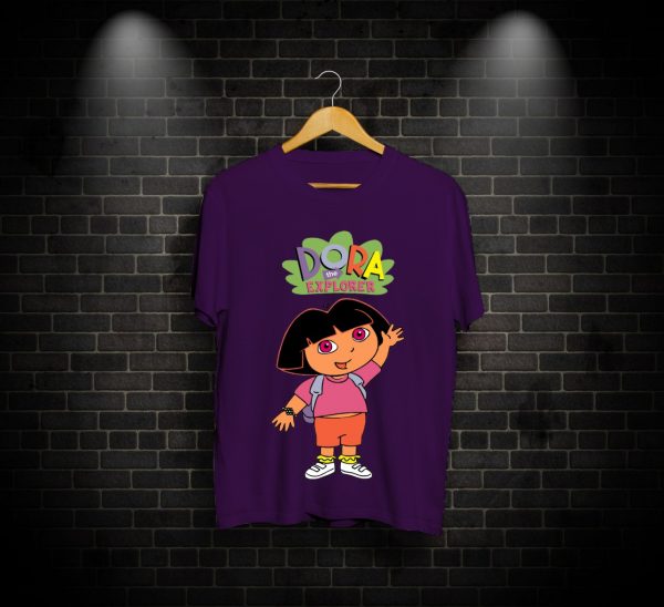 Waving Dora, Waving Dora PRINT, PRINT TEE, T-SHIRTS, T-SHIRTS FOR MEN, T-SHIRTS FOR WOMEN, TEES , Online T-SHIRTS, Online T-SHIRTS in pakistan, Online T-SHIRTS in pakistan At the lowest Rate
