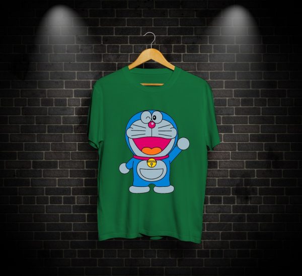 Doraemon, Doraemon Print T-shirt, Waving Doraemon, Waving Doraemon PRINT, PRINT TEE, T-SHIRTS, T-SHIRTS FOR MEN, T-SHIRTS FOR WOMEN, TEES , Online T-SHIRTS, Online T-SHIRTS in pakistan, Online T-SHIRTS in pakistan At the lowest Rate