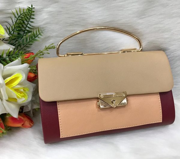 Multicolor Crossbody Bag With Long Chain
