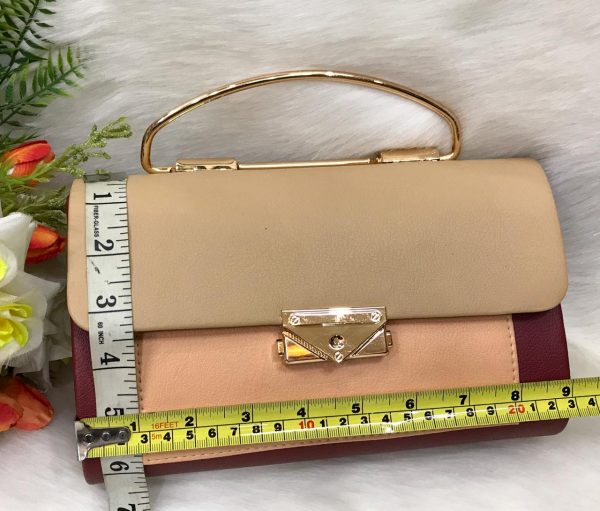 Multicolor Crossbody Bag With Long Chain