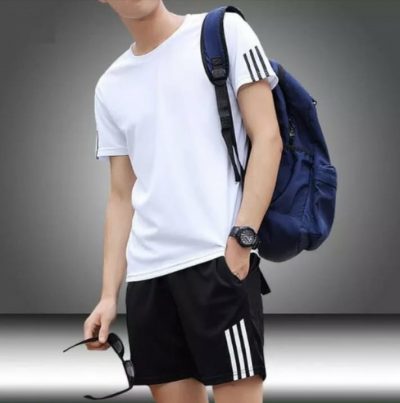 Two Piece Set Summer Short Tracksuits