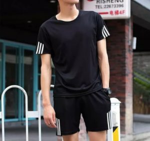 Two Piece Set Summer Short Tracksuits