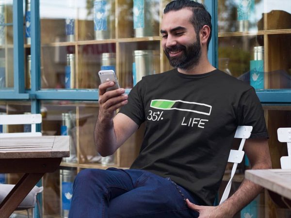 35 Percent Life Print T-shirts