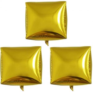 4D Cube Shaped Foil Balloons